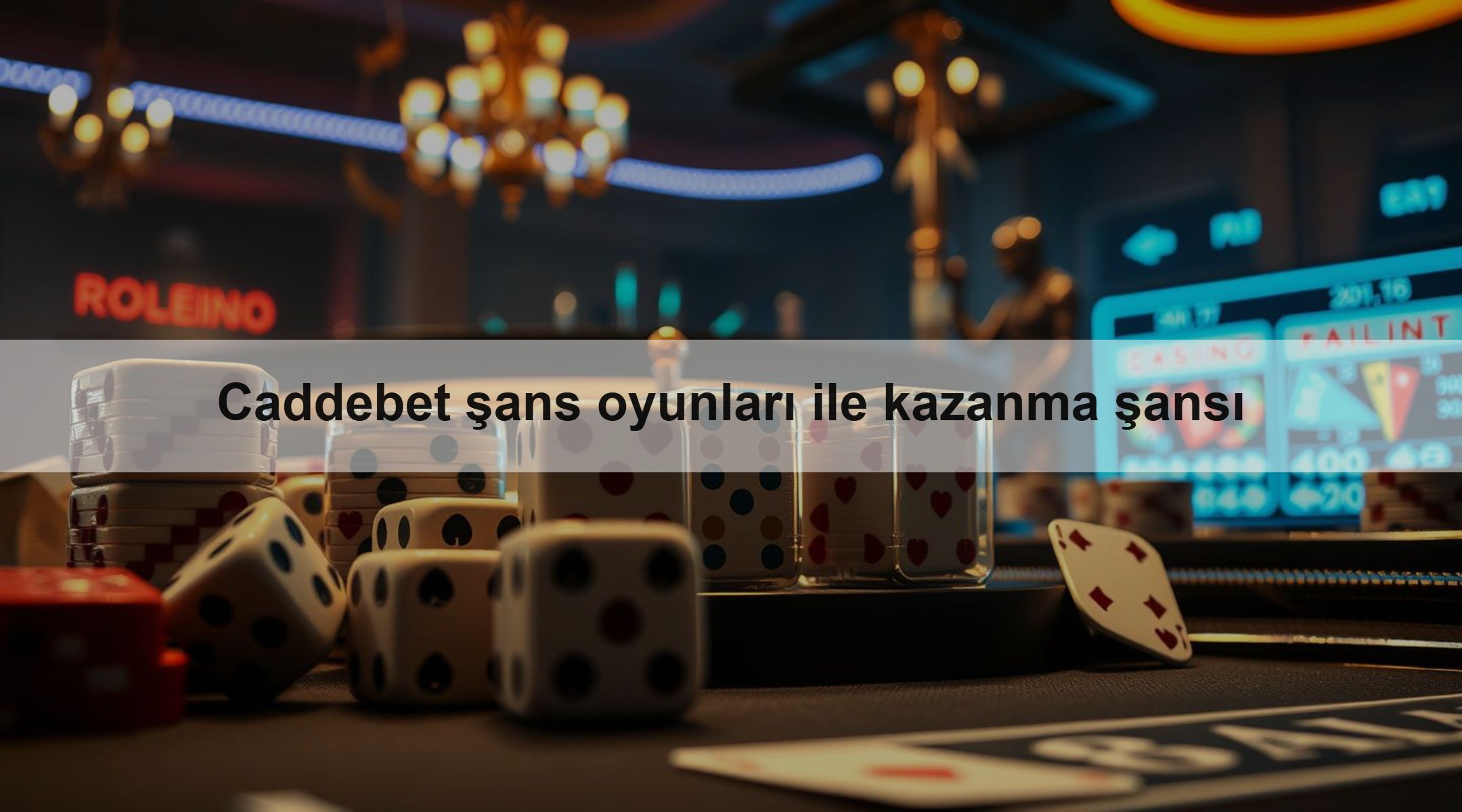 Caddebet şans oyunları ile kazanma şansı