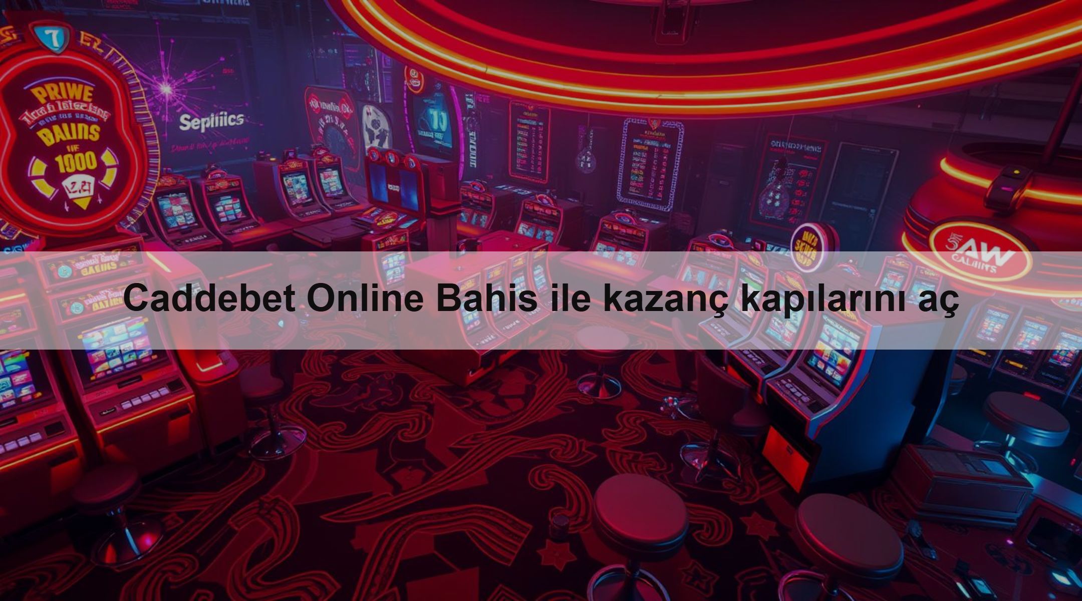 Caddebet Online Bahis ile kazanç kapılarını aç